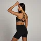 Brassière de sport à bretelles dans le dos MP Tempo pour femmes – Noir