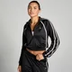 Veste de survêtement en maille MP pour femmes – Noir/Blanc