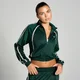 Veste de survêtement en maille MP pour femmes – Émeraude foncé