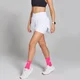 Short de course plissé MP Velocity pour femmes – Blanc