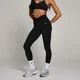 Legging à fronces sur le devant MP Tempo pour femmes – Noir