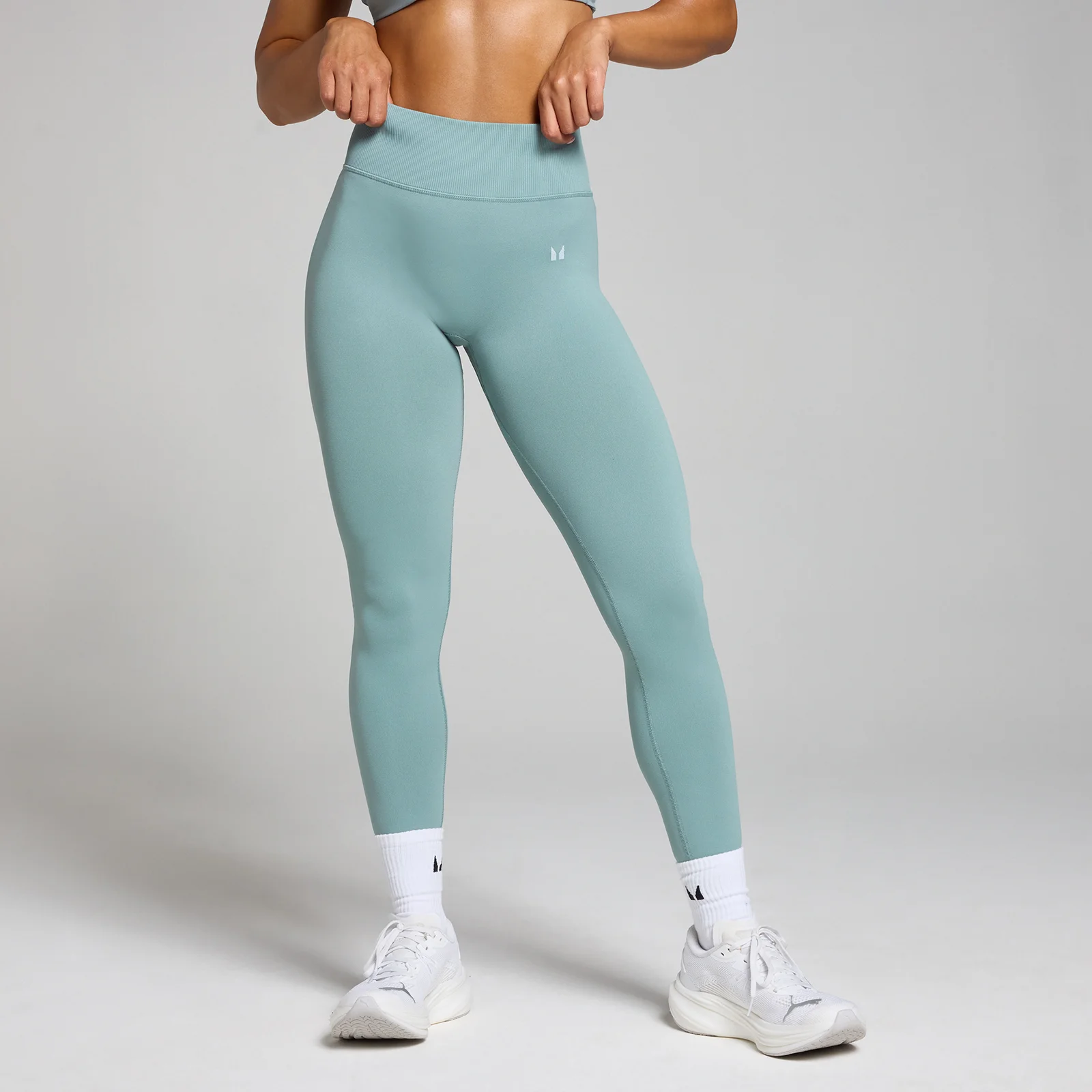 Legging sans coutures taille mi-haute MP Tempo pour femmes – Gris plomb - XL Image 1