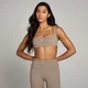 Brassière de sport à dos nu MP Studio pour femmes – Taupe clair