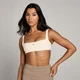 Brassière de sport à dos nu MP Studio pour femmes – Crème clair