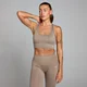 Brassière de sport sans coutures MP Shape pour femmes – Taupe clair