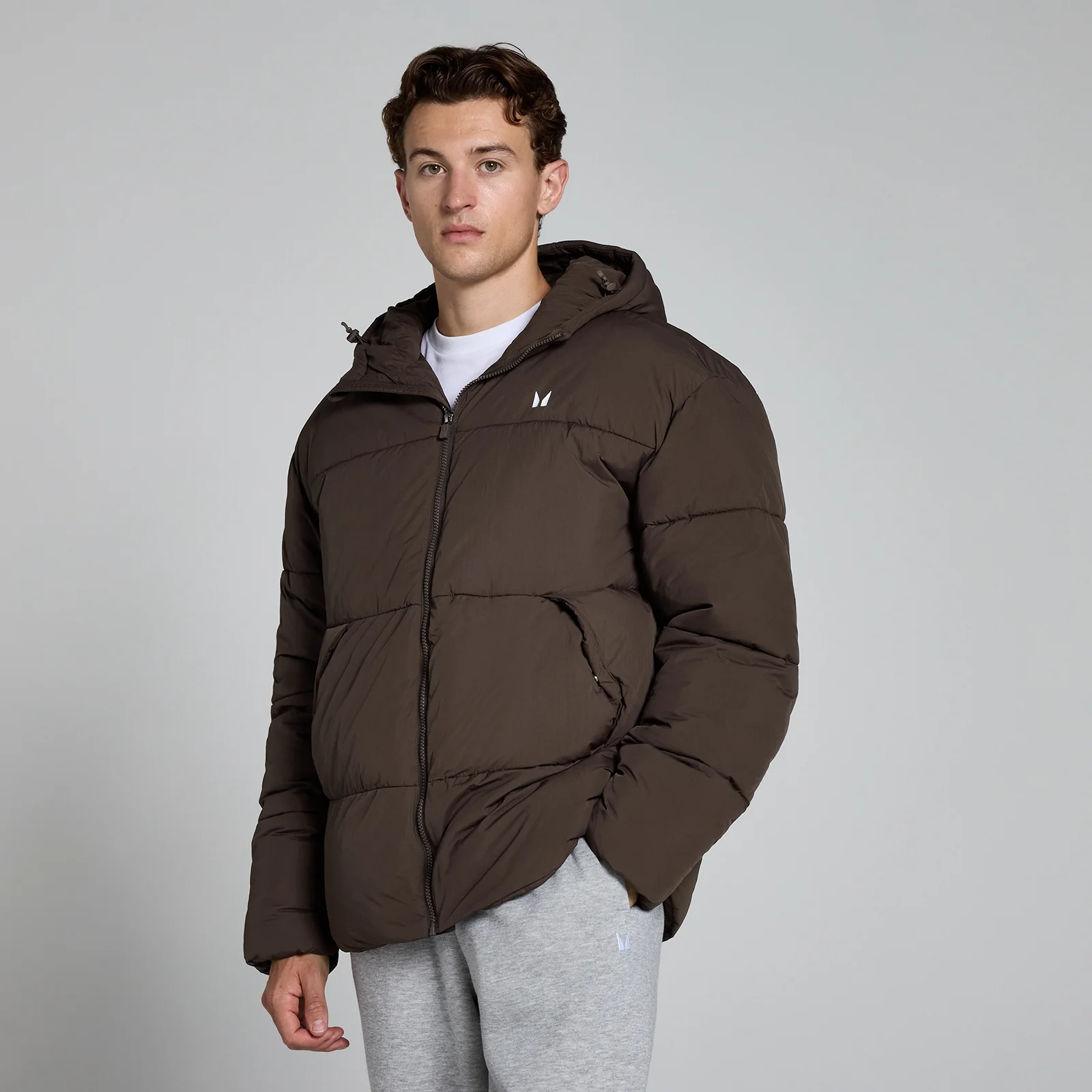 Doudoune courte MP pour hommes – Chocolat - XS Image 1