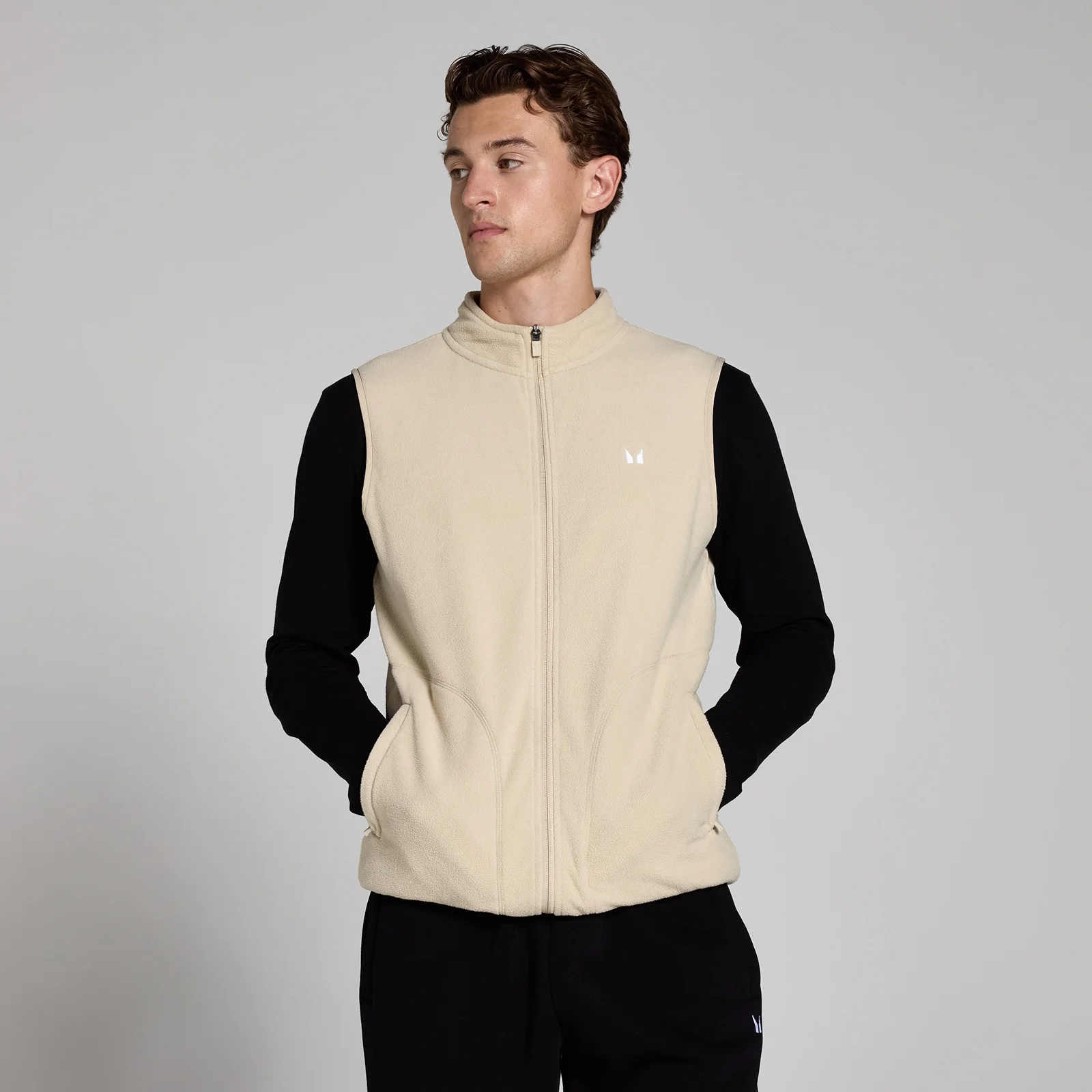 Doudoune sans manches en polaire MP pour hommes – Avoine - XS Image 1