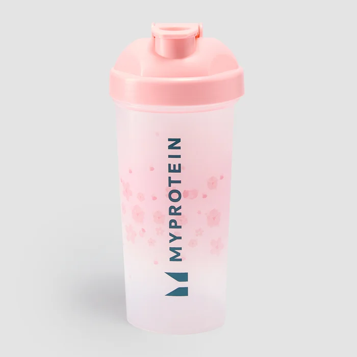 Shaker en plastique Cherry Blossom Myprotein – Rose