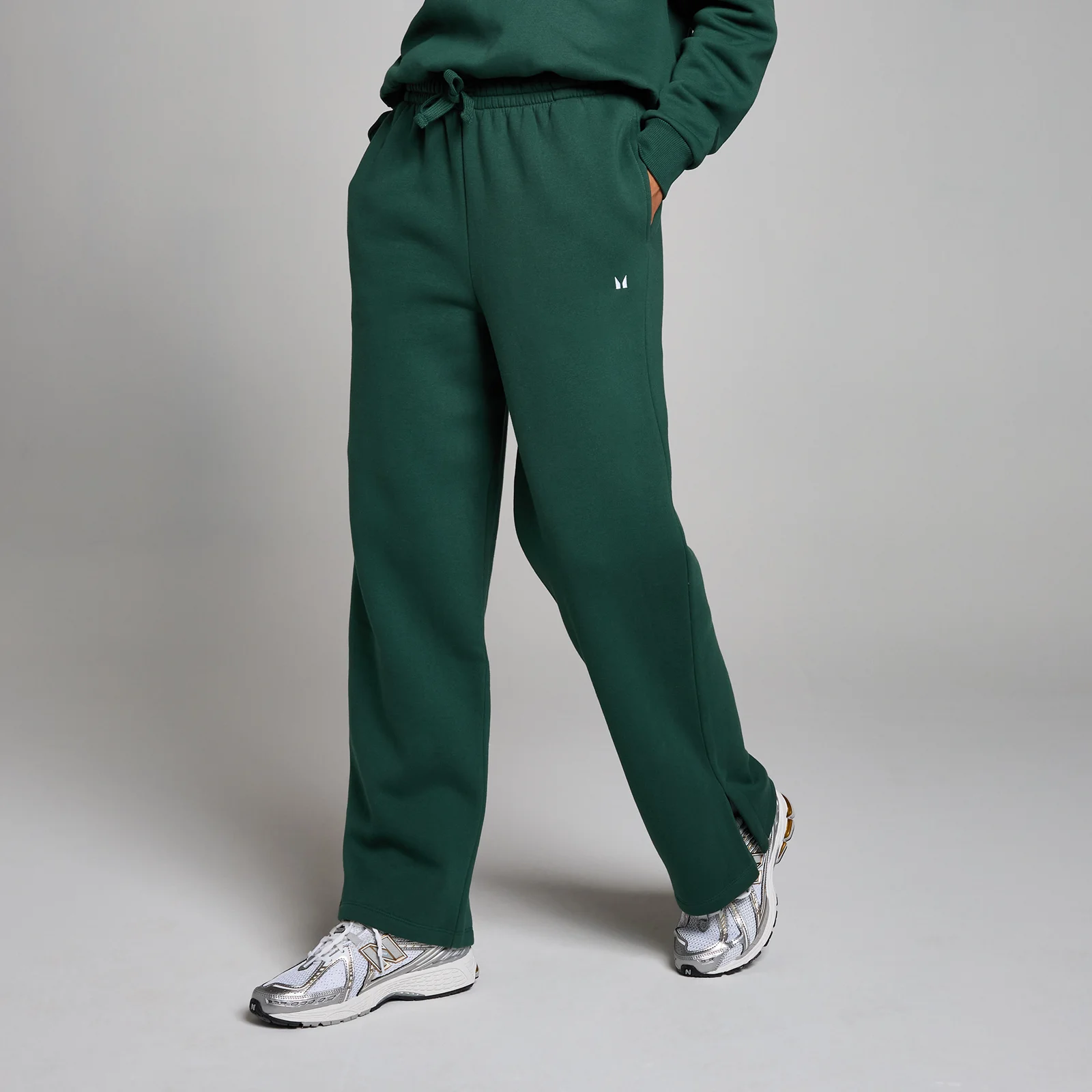 Jogging coupe droite MP Basics pour femmes – Vert de course - XS Image 1
