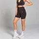 Short effet froncé sans coutures MP Tempo pour femmes – Chocolat