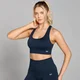 Brassière de sport sans coutures MP Shape pour femmes – Saphir foncé