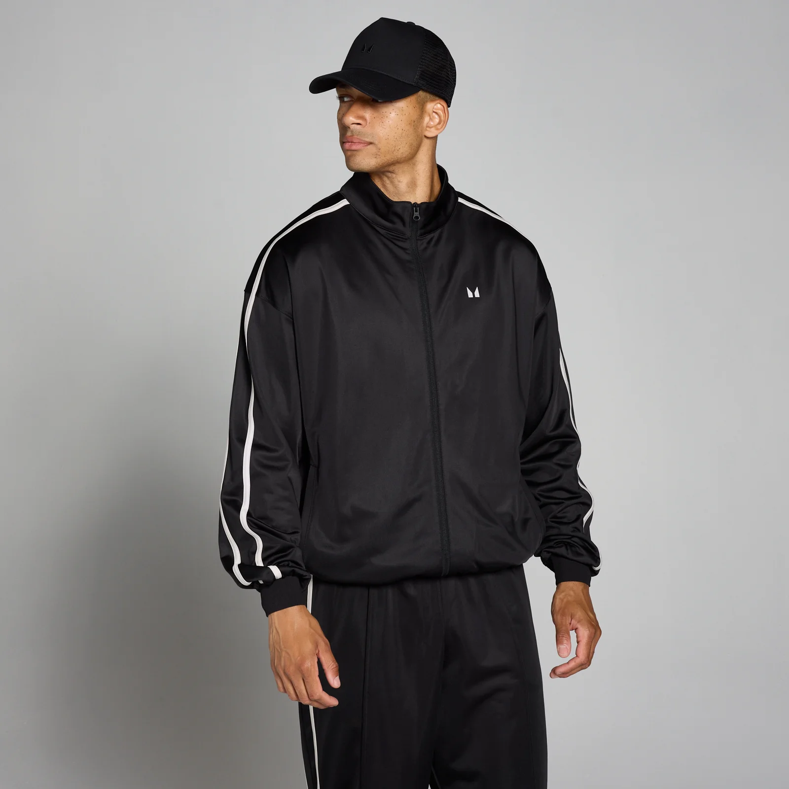 Veste de survêtement en maille MP pour hommes – Noir - S Image 1