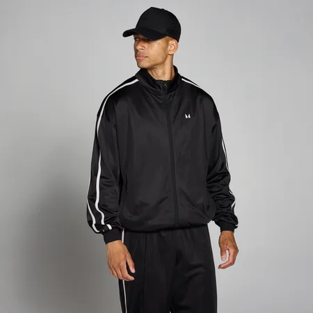 Veste de survêtement en maille MP pour hommes – Noir