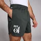 Short en maille MP pour hommes – Noir délavé