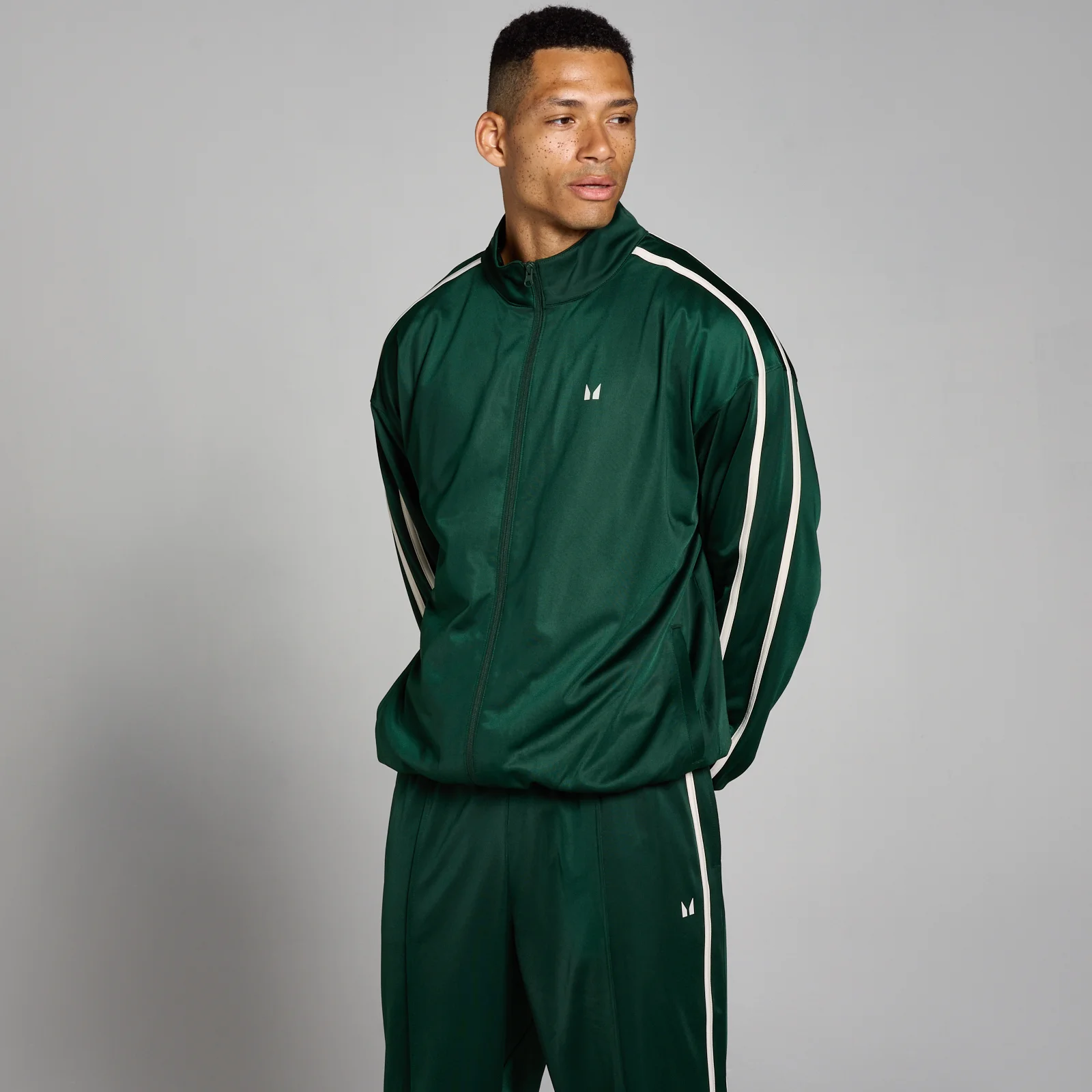Veste de survêtement en maille MP pour hommes – Émeraude foncé - XS Image 1