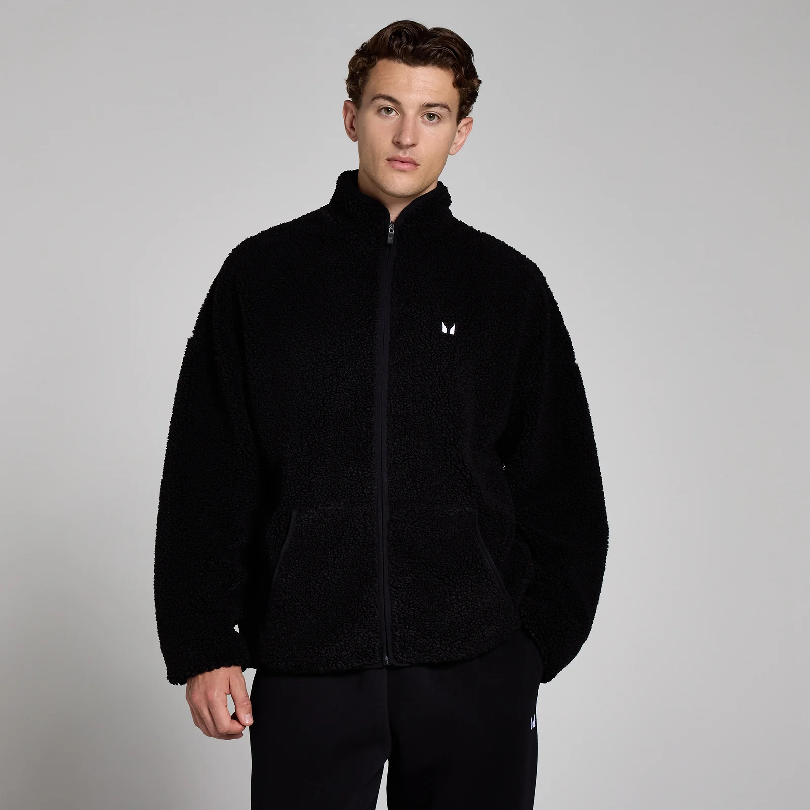 Veste en polaire à fermeture éclair intégrale MP pour hommes - Noir - XS Image 1