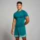 Haut sans coutures MP Tempo Pillar Graphic pour hommes – Bleu sarcelle aqua