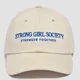 Casquette MP Strong Girl Society – Écru