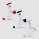 Chaussettes de tennis MP Tatiana (lot de 3) – Rouille/Aqua