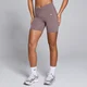 Short MP Tempo froncé devant pour femme – Moka