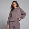 Sweat à capuche oversize MP Basics pour femme – Moka