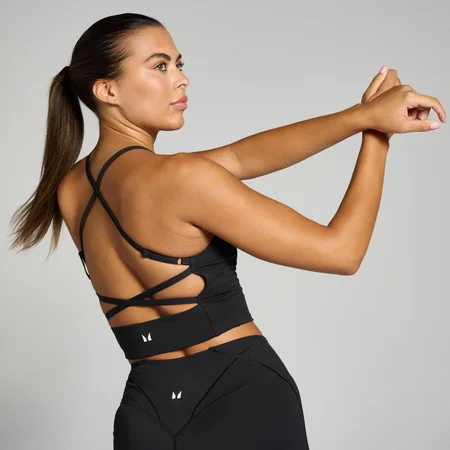 Débardeur à dos croisé MP Tempo Ultra pour femmes – Noir