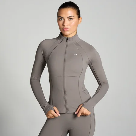 Veste à ourlet incurvé MP Tempo Ultra pour femmes – Truffe foncée