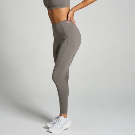 Legging à ourlet incurvé MP Tempo Ultra pour femmes – Truffe foncée