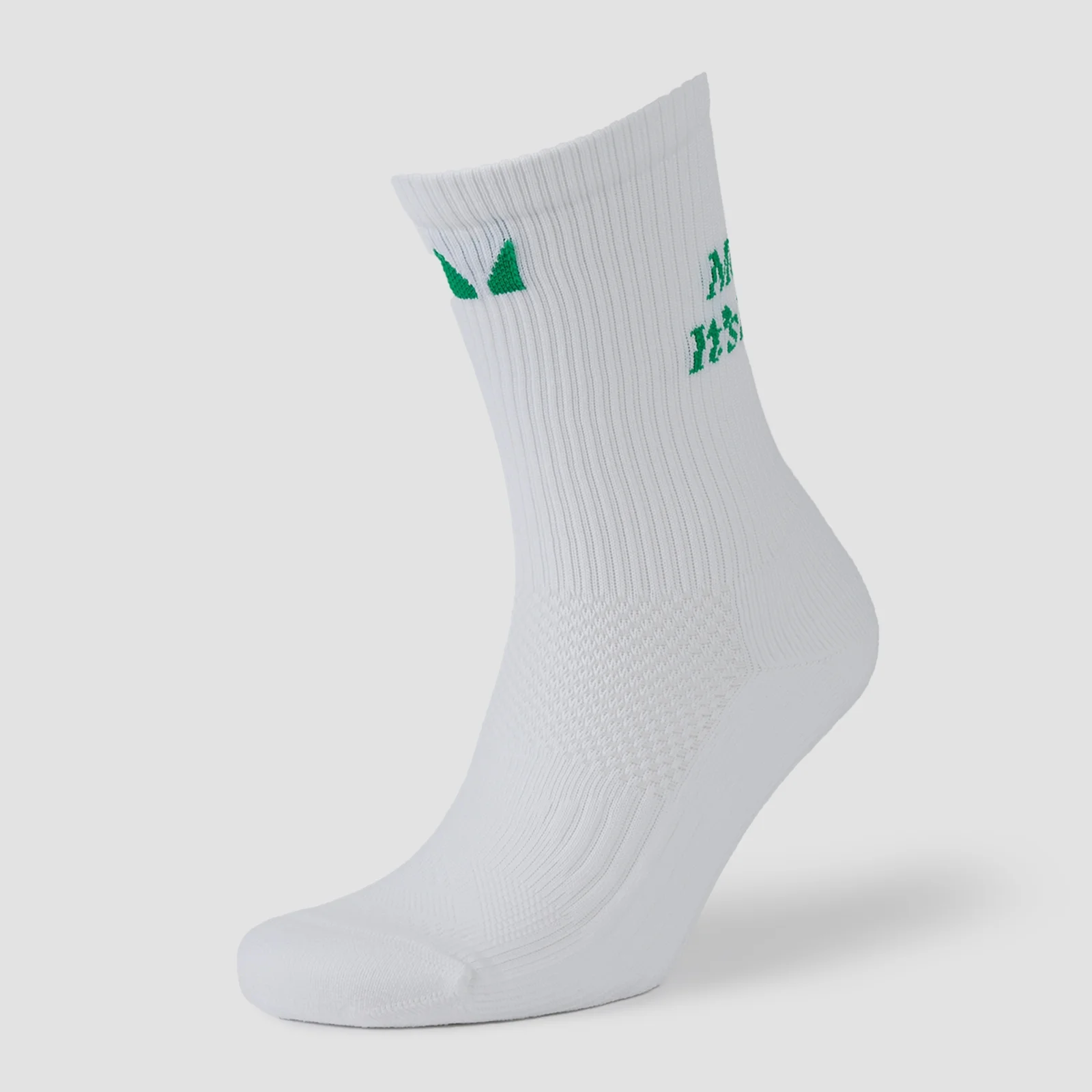Chaussettes de course MP Graphic – Blanc - UK 12-14 Image 1