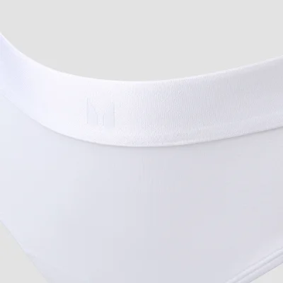 String taille mi-haute MP pour femmes (lot de 5) – Blanc - M Image 6