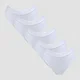 Culotte de style bikini taille mi-haute MP pour femmes (lot de 5) – Blanc