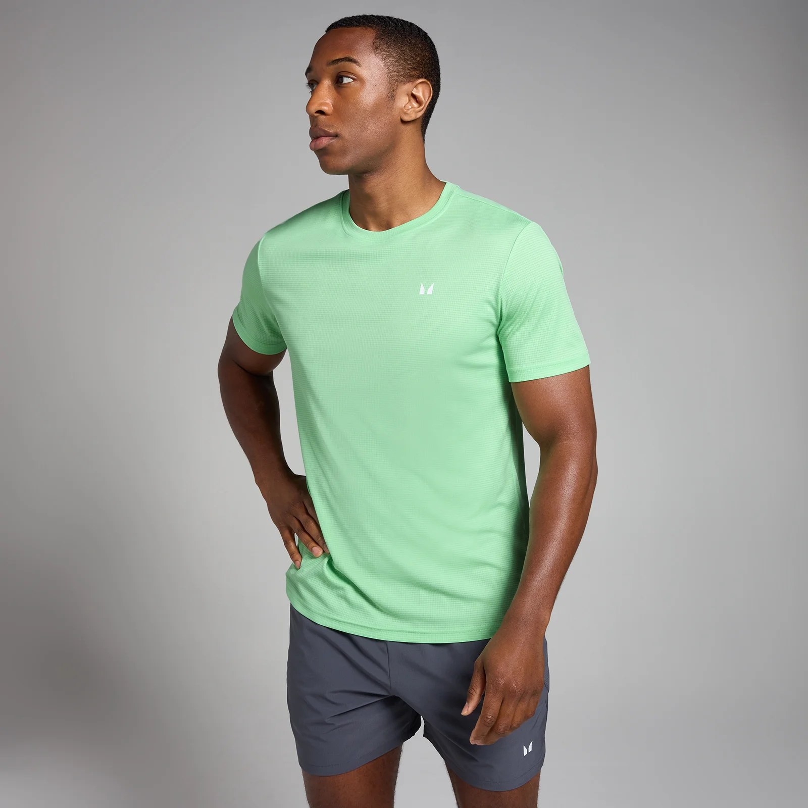 T-shirt d’entraînement texturé MP Active pour hommes – Menthe - XS Image 1