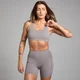 Brassière ajustable à dos croisé MP Active pour femmes – Gris froid