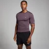 T-shirt imprimé sans coutures MP Active pour hommes – Violet foncé