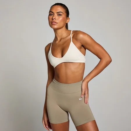 Brassière sans coutures micro MP pour femmes – Blanc cassé