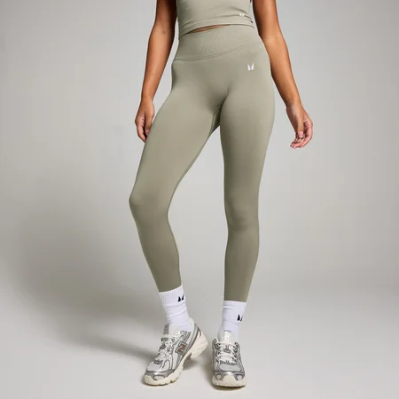 Legging sans coutures avec fronces invisibles MP pour femmes – Sauge foncée