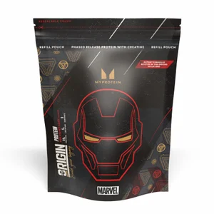 Origin Protein (avec Créatine) - Flavour MARVEL Iron Man - Red Velvet Cake