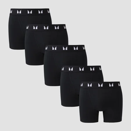 Boxer MP pour hommes (lot de 5) – Noir