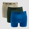Caleçons pour hommes MP (lot de 3) - Émeraude foncé/Sauge foncée/Bleu pur