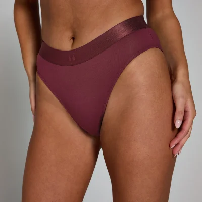 Culotte de style bikini taille mi-haute MP pour femmes (lot de 3) – Baie foncée - S Image 6