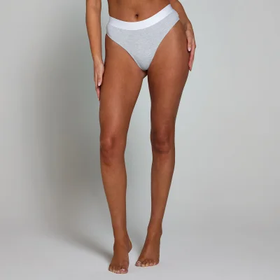 String taille mi-haute MP pour femmes (lot de 5) – Blanc/Noir/Gris chiné - S Image 6
