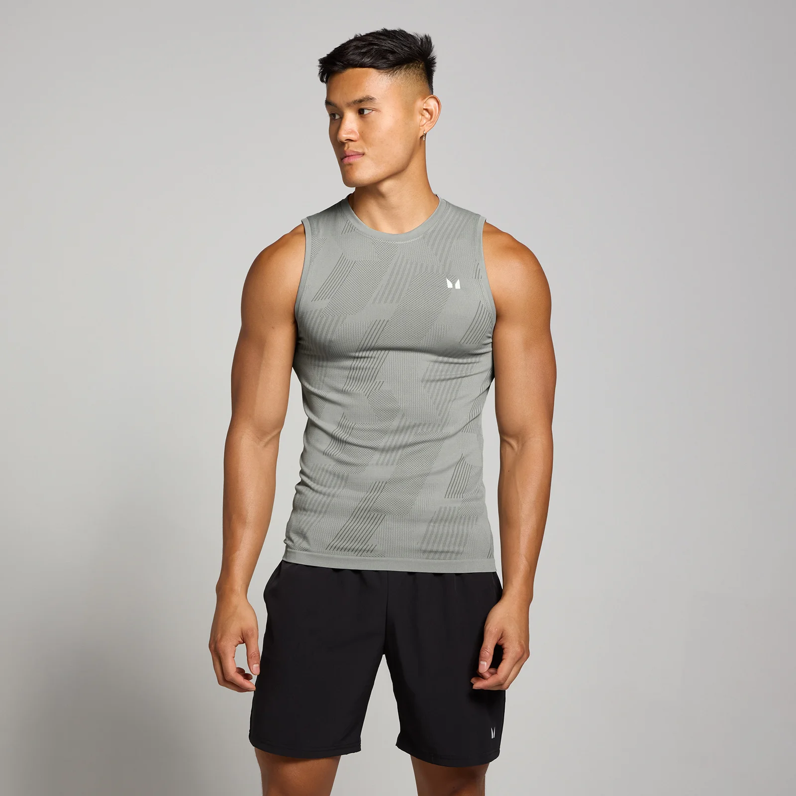 Débardeur sans coutures MP Tempo Pillar Graphic pour hommes – Orage - L Image 1