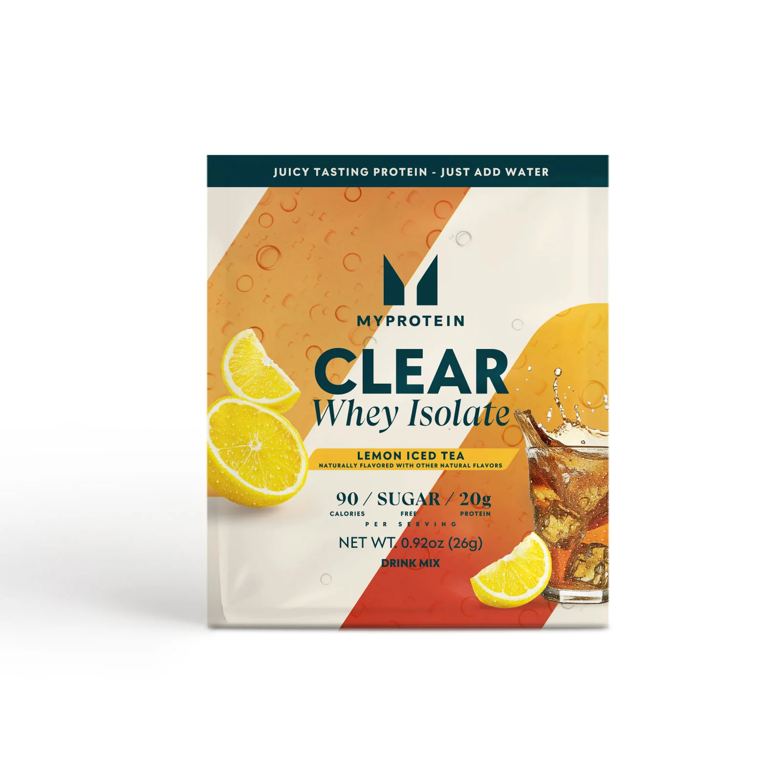 Clear Whey Isolate (Sample) - 26g - Lemon Iced Tea Image 1