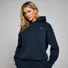 Sweat à capuche oversize MP Basics pour femmes – Saphir foncé