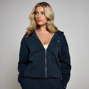 Sweat à capuche avec fermeture éclair MP Basics pour femmes – Saphir foncé - Size XS