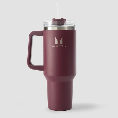 Gourde inox MP à poignée latérale avec paille 1200 ml - Baie profonde