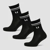 Chaussettes de pilates MP (lot de 3 paires) – Noir