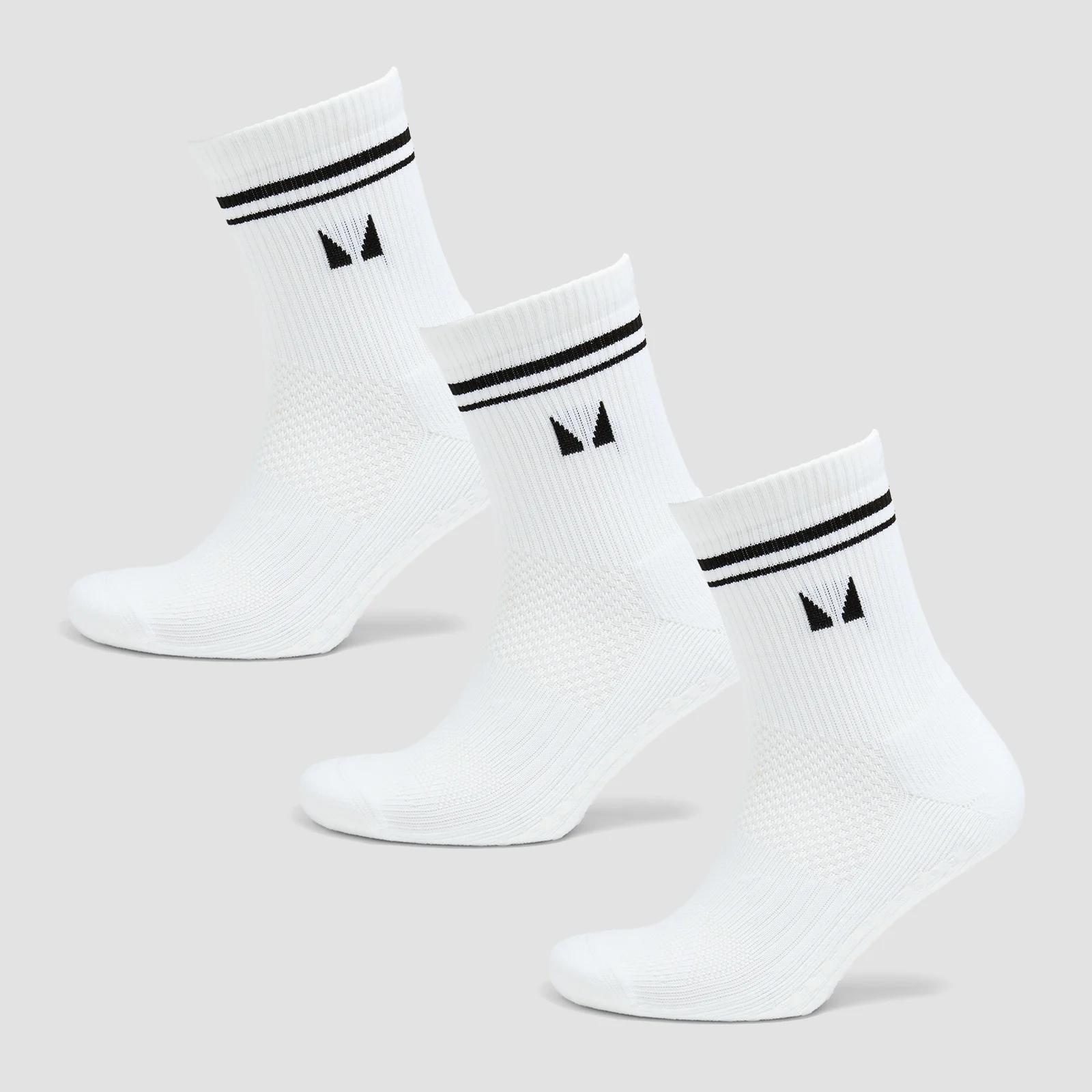 Chaussettes de pilates MP (lot de 3 paires) – Blanc - UK 6-8 Image 1