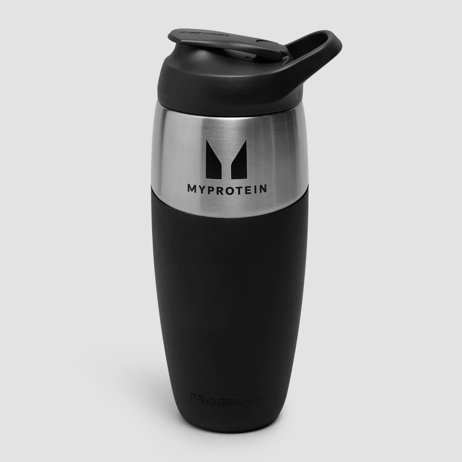 Bouteille métallique simple paroi Myprotein x Promixx 950 ml - Noir furtif Image 1
