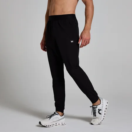 Pantalon de jogging en matière tissée MP Active pour hommes – Noir